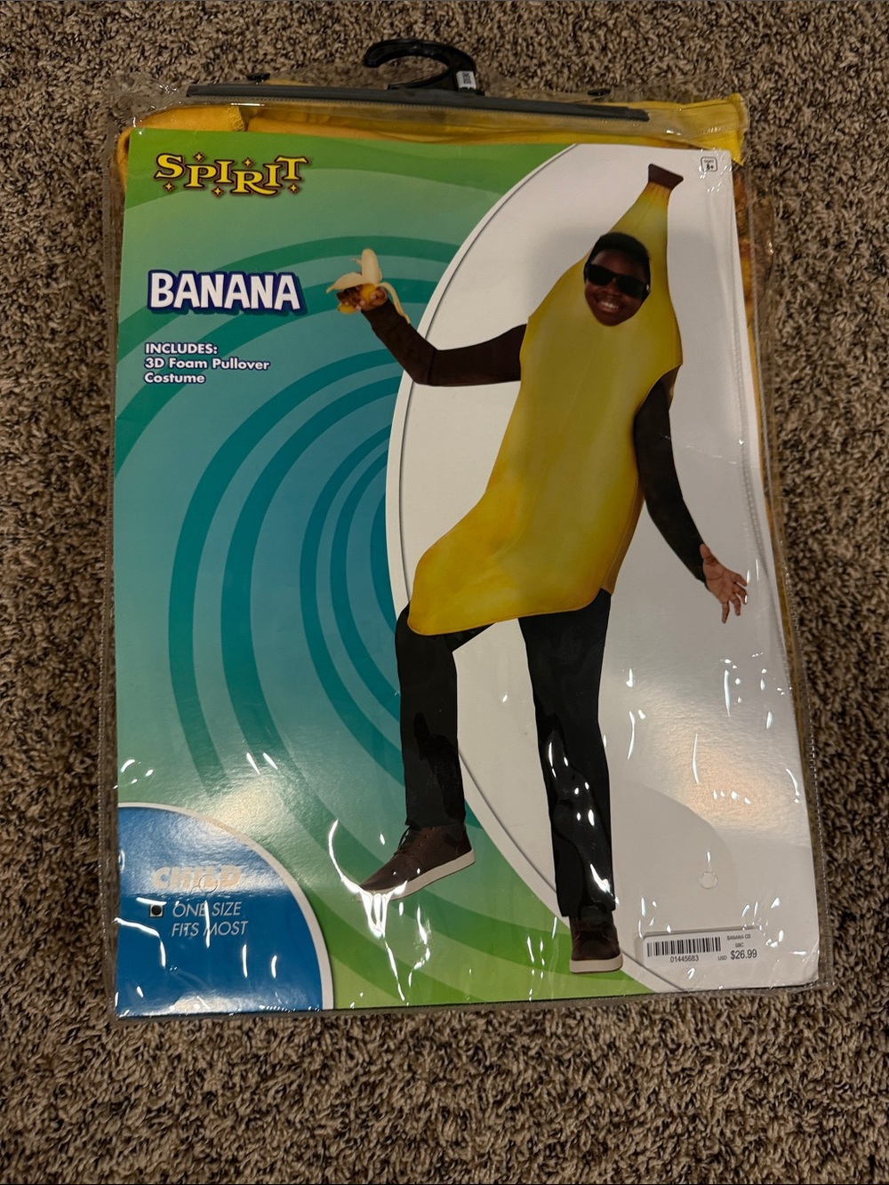 Spirit Kids Banana Costume - Yellow